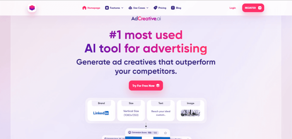 Adcreative.ai Dashboard