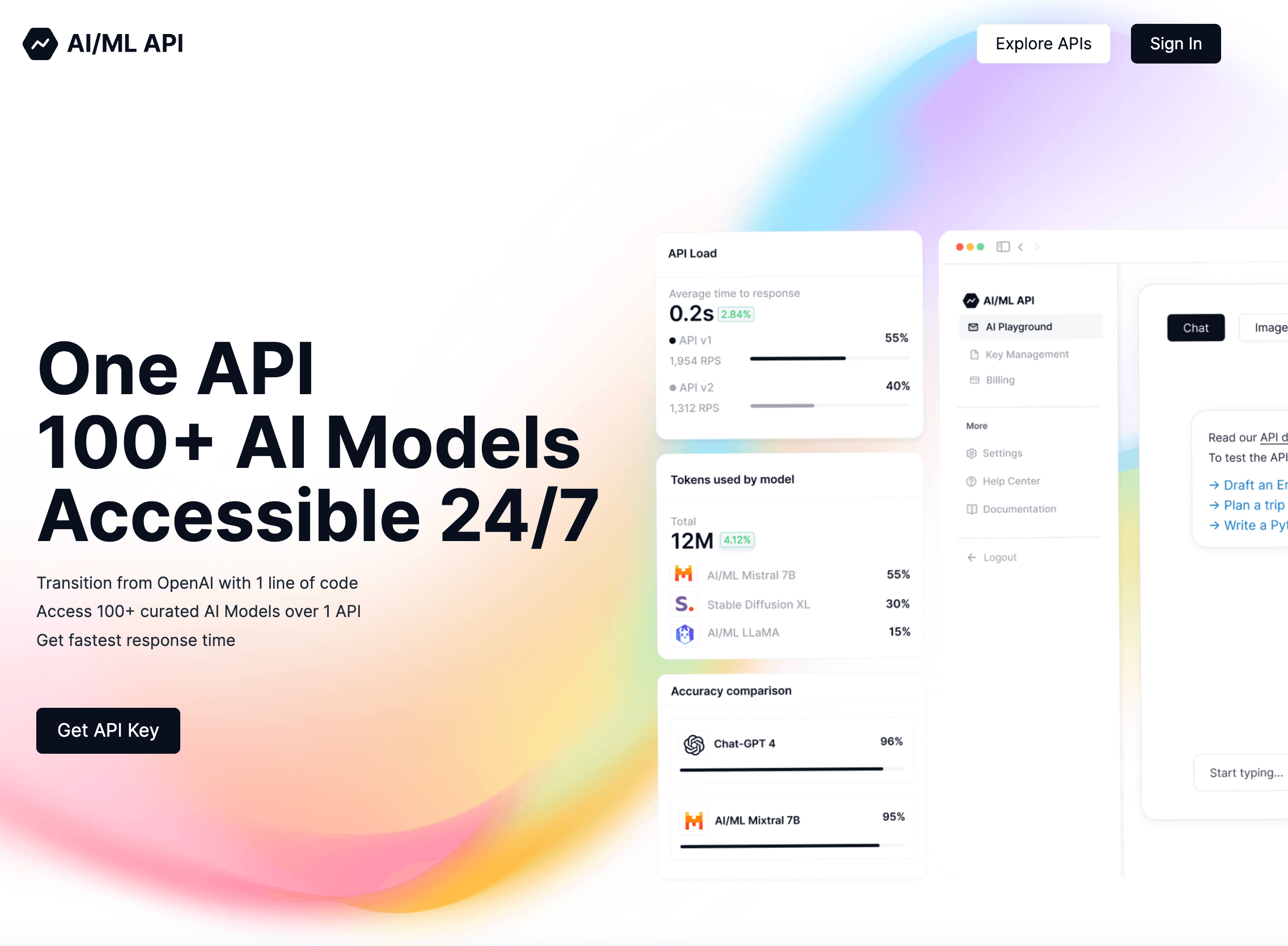 AI/ML API - AI Universe Explorer